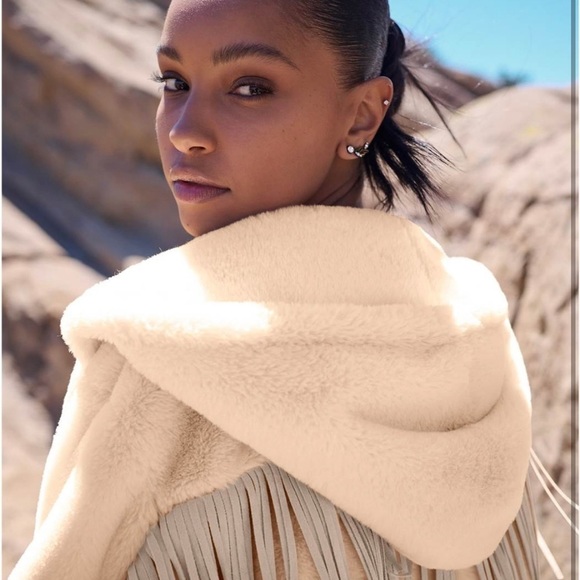 Faux-Fur Bomber Coat - Picture 2 of 4